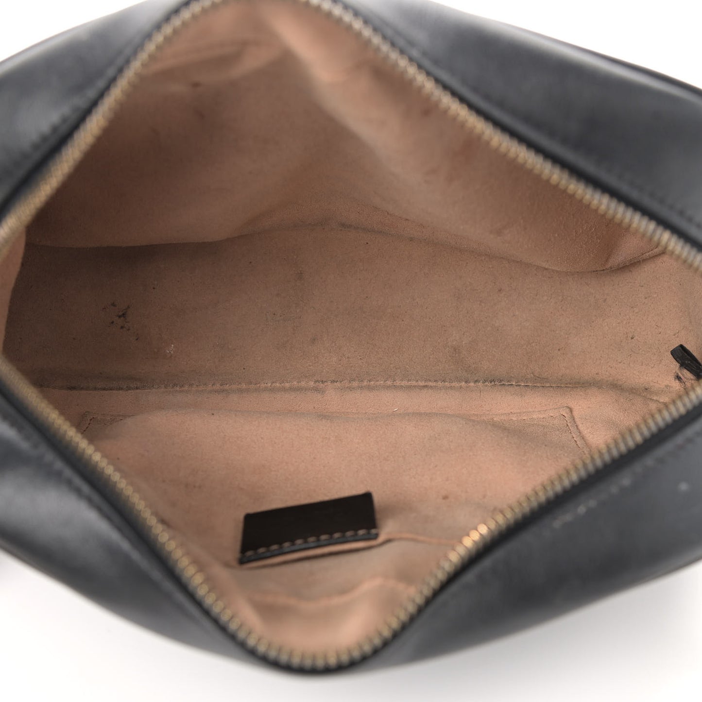 Calfskin Matelasse Small GG Marmont Chain Shoulder Bag Black