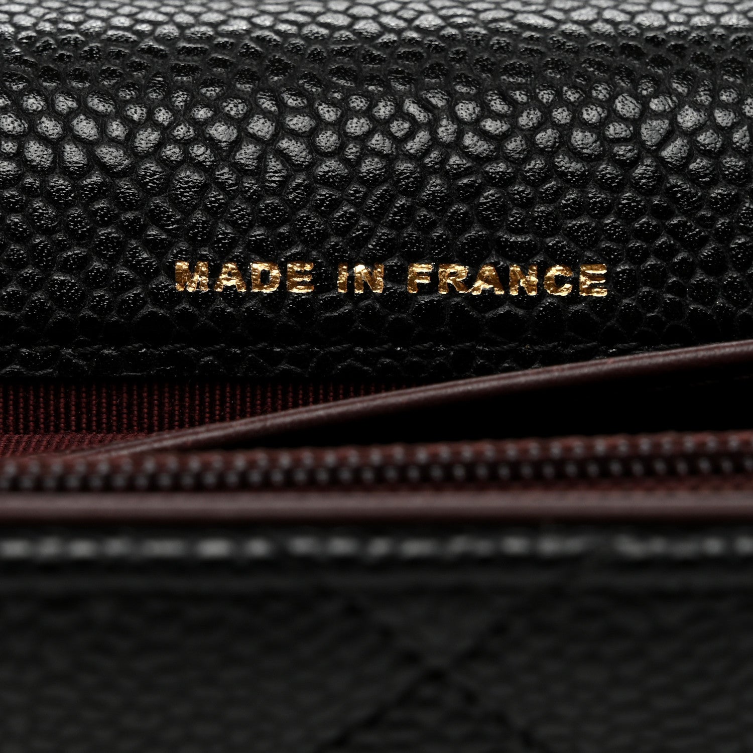 Chanel Caviar Quilted Large Gusset Flap Wallet Black 7 of 8