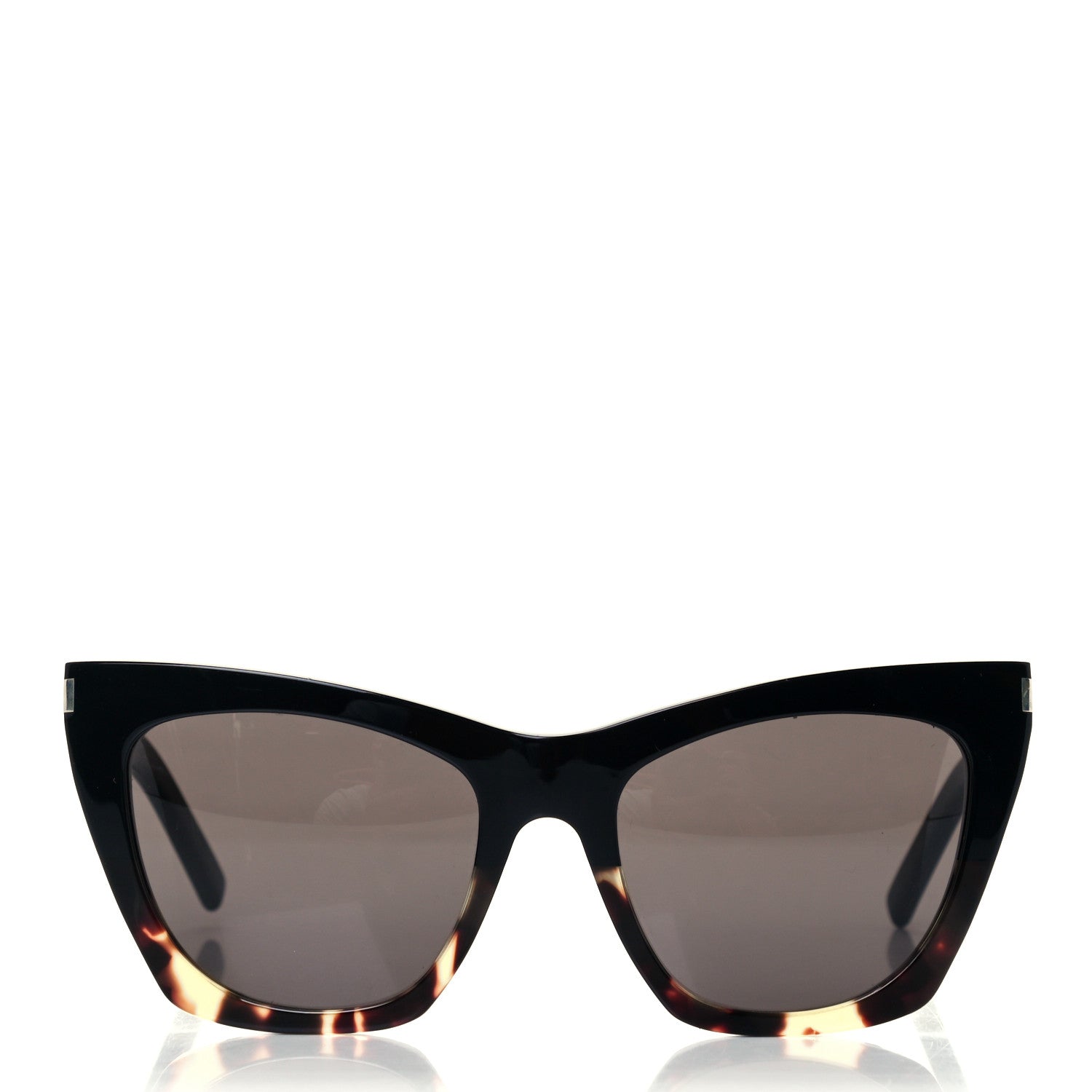 Saint Laurent New Wave SL214 Kate Cat Eye Sunglasses White Havana 2 of 8