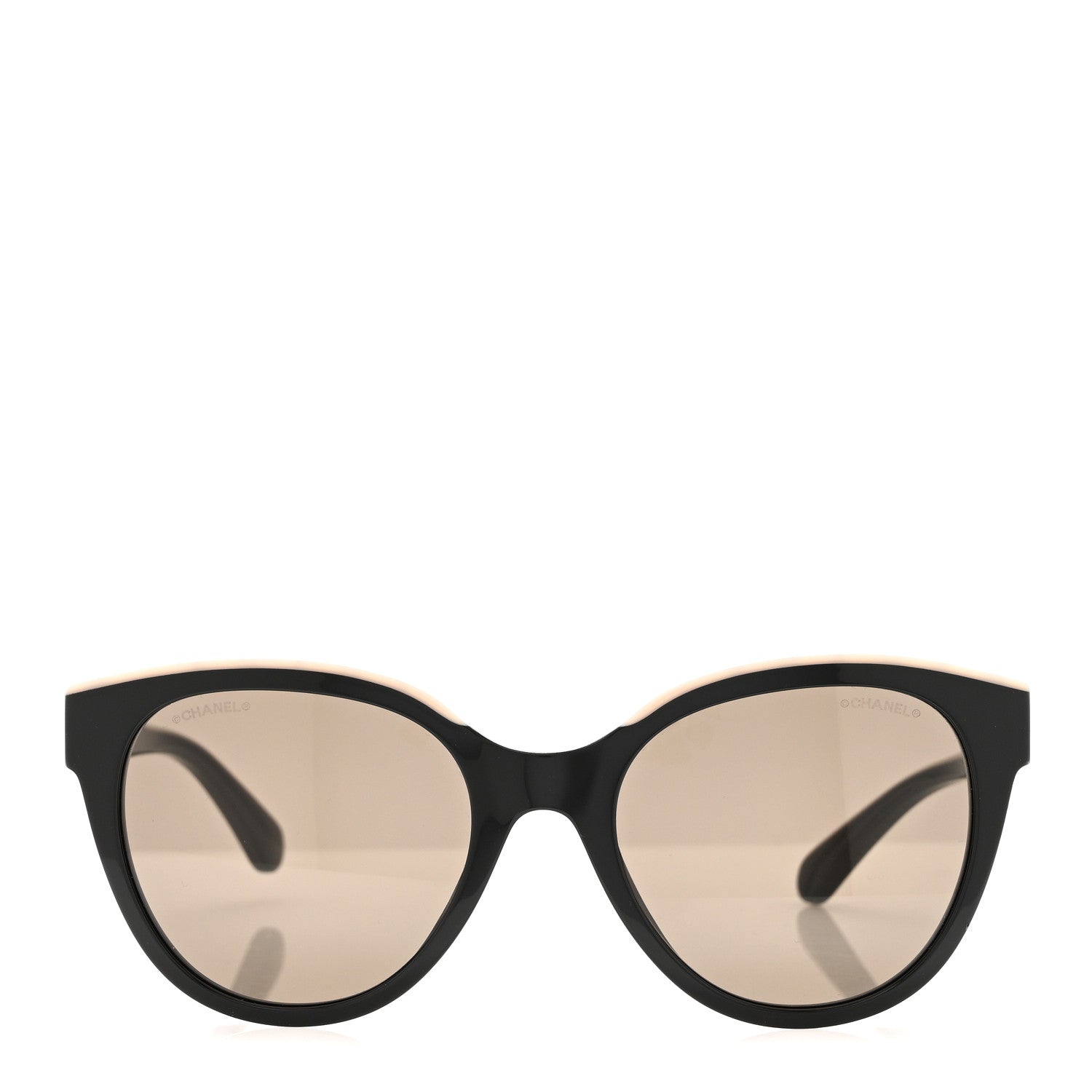 Chanel Acetate CC Butterfly Sunglasses 5414 Black Beige 3 of 7