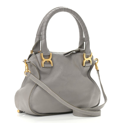 Chloe Calfskin Small Marcie Satchel Cashmere Grey 3 of 12