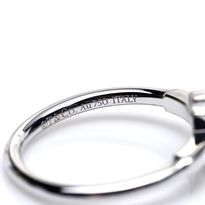Tiffany 18K White Gold T Wire Ring 49 5 4 of 5