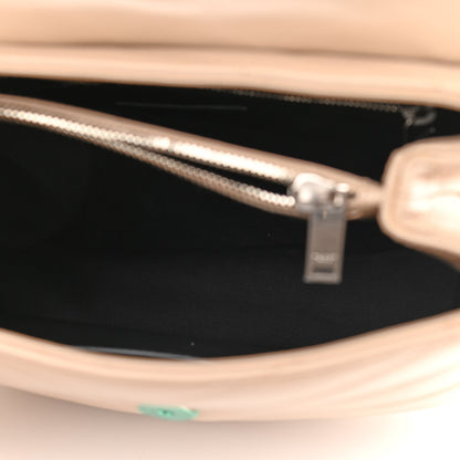 Saint Laurent Calfskin Y Quilted Monogram Medium Loulou Satchel Dark Beige 5 of 12