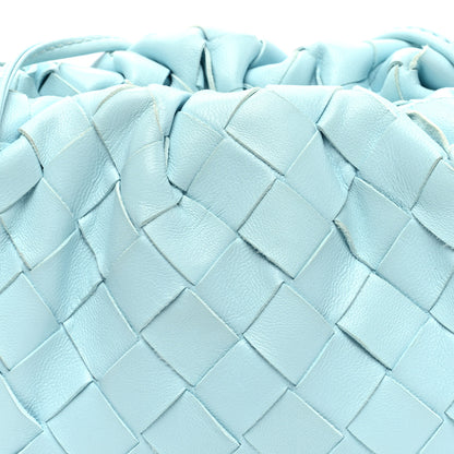 Bottega Veneta Nappa Intrecciato The Mini Pouch Pale Blue 7 of 9