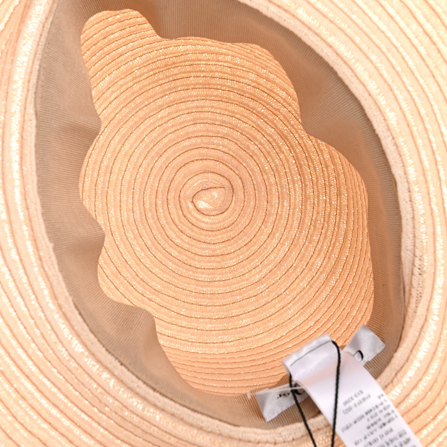 Straw Bucket Hat 57 Natural Rose Des Vents