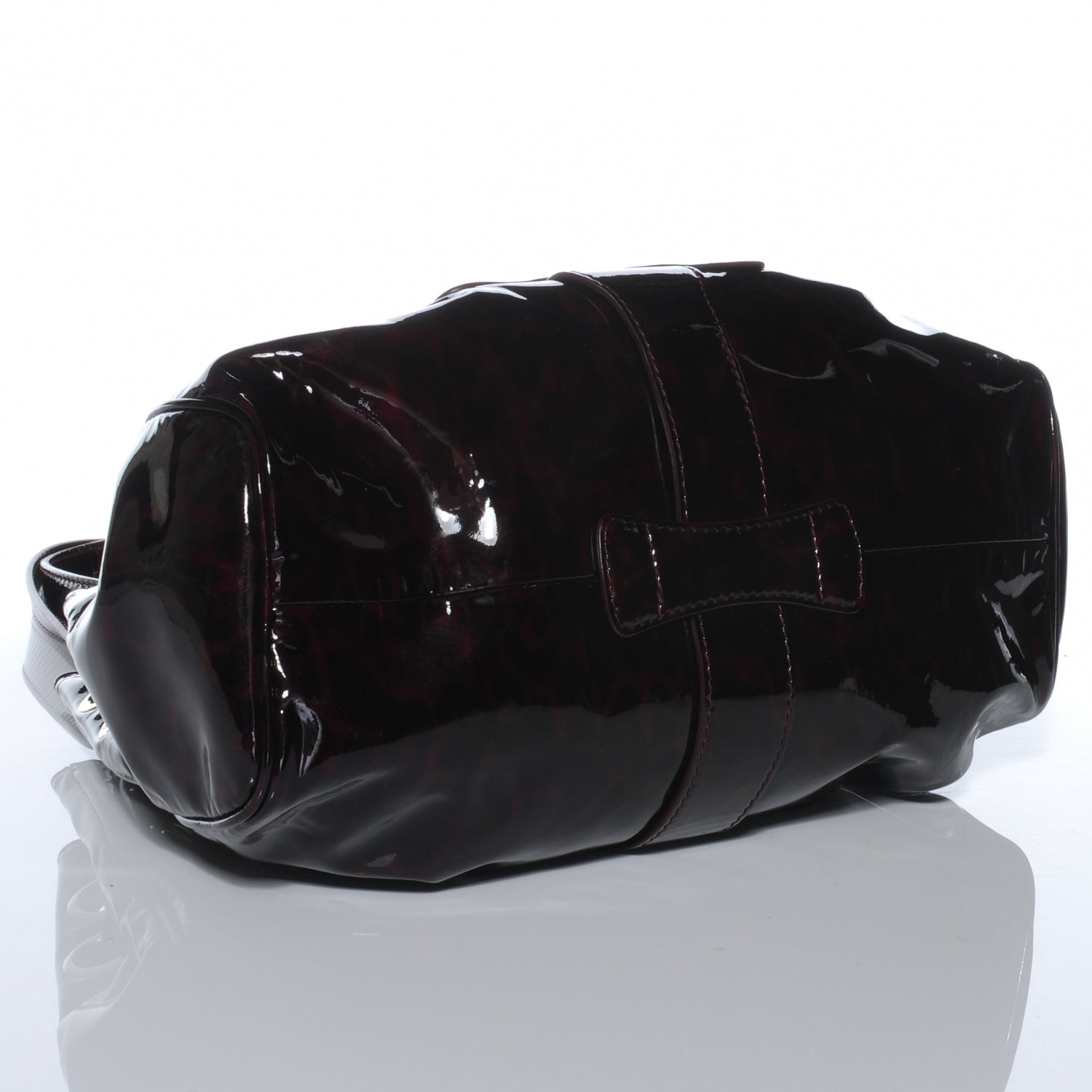 Jimmy Choo Patent Medium Riki Burgundy 4 of 8