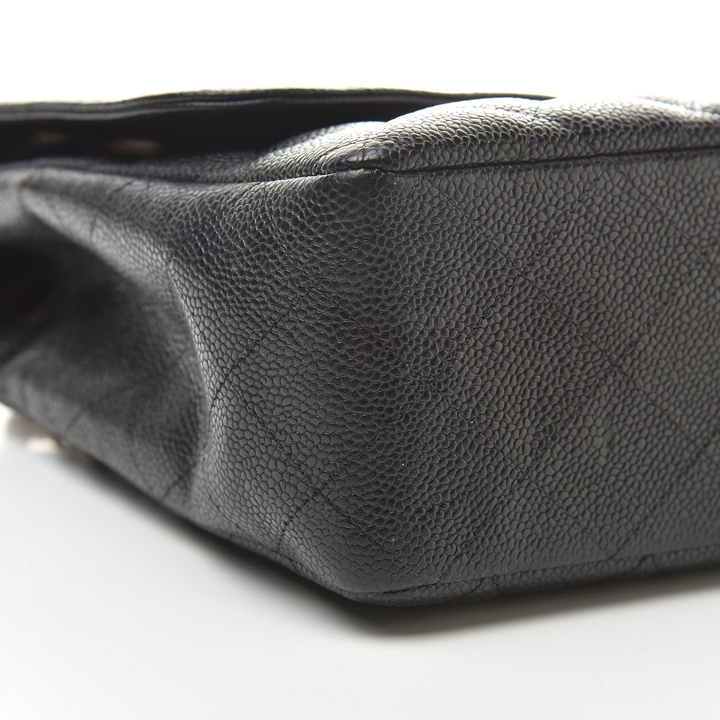 Caviar Quilted Jumbo Single Flap Black