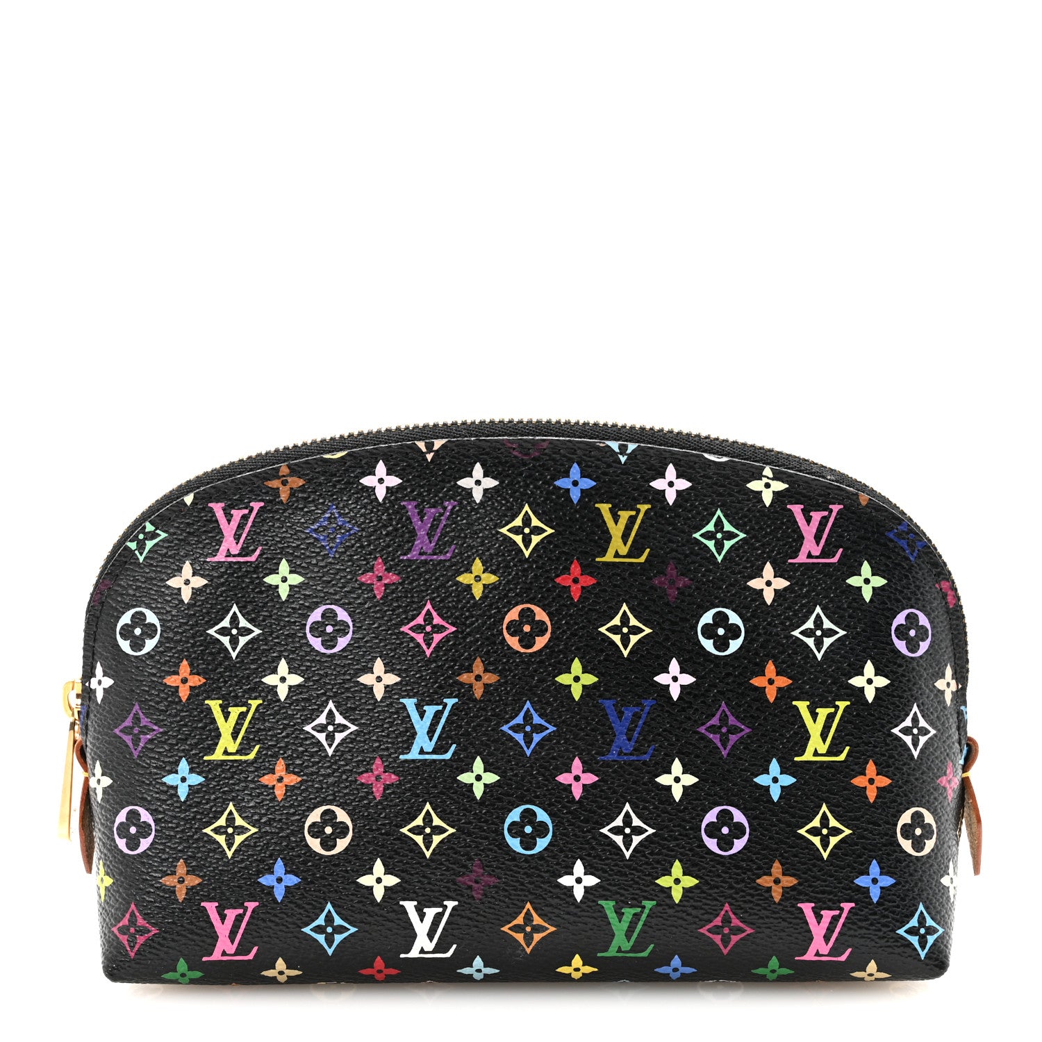 Louis Vuitton Monogram Multicolor Cosmetic Pouch Black Grenade 1 of 6
