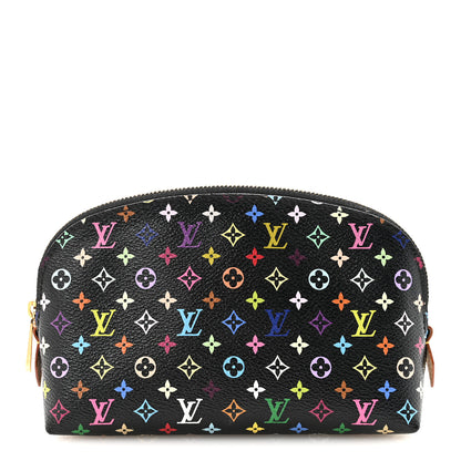 Louis Vuitton Monogram Multicolor Cosmetic Pouch Black Grenade 1 of 6
