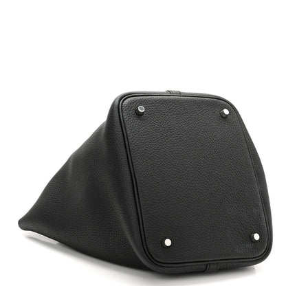Hermes Taurillon Clemence Picotin Lock 22 MM Black 4 of 11