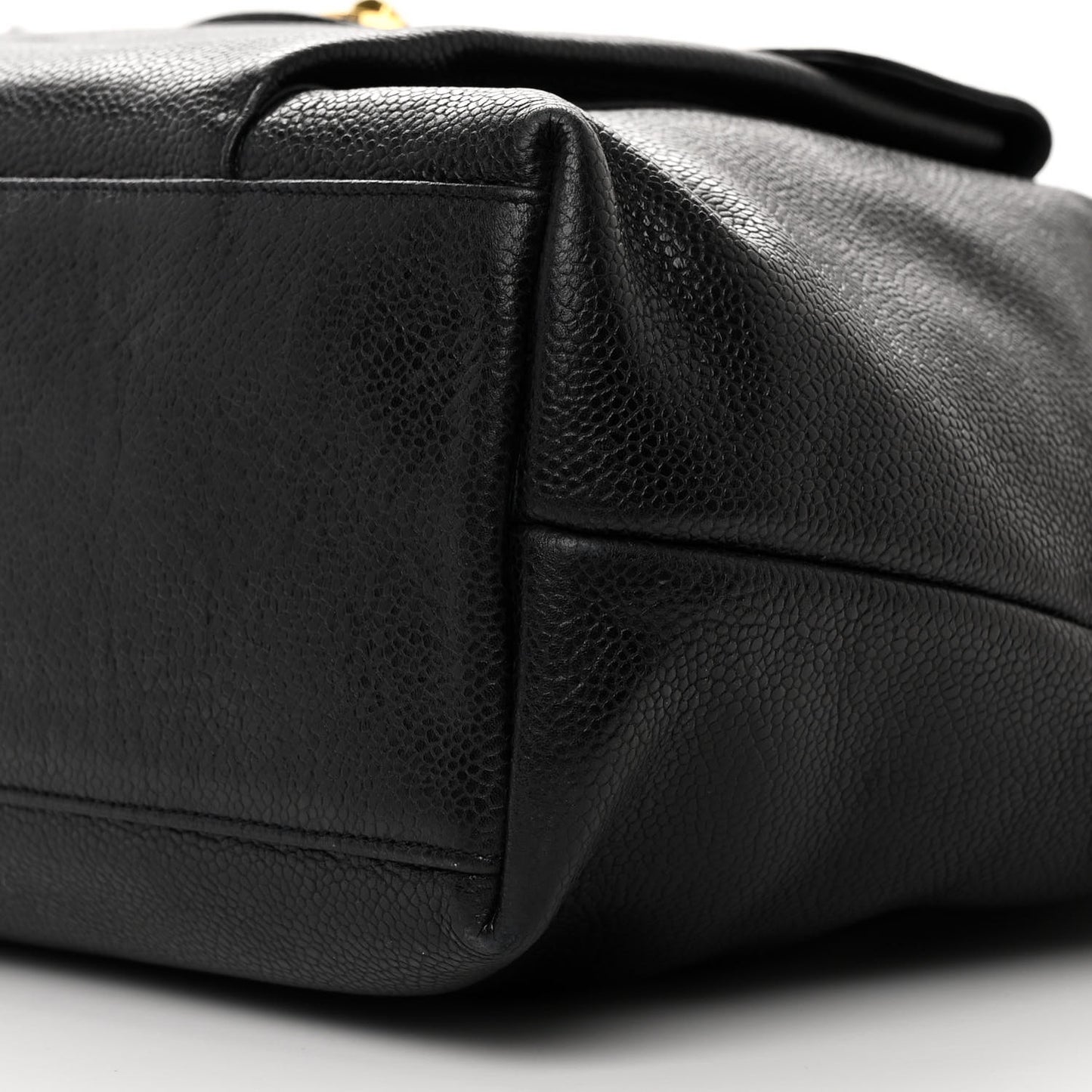 Caviar Pocket Tote Black