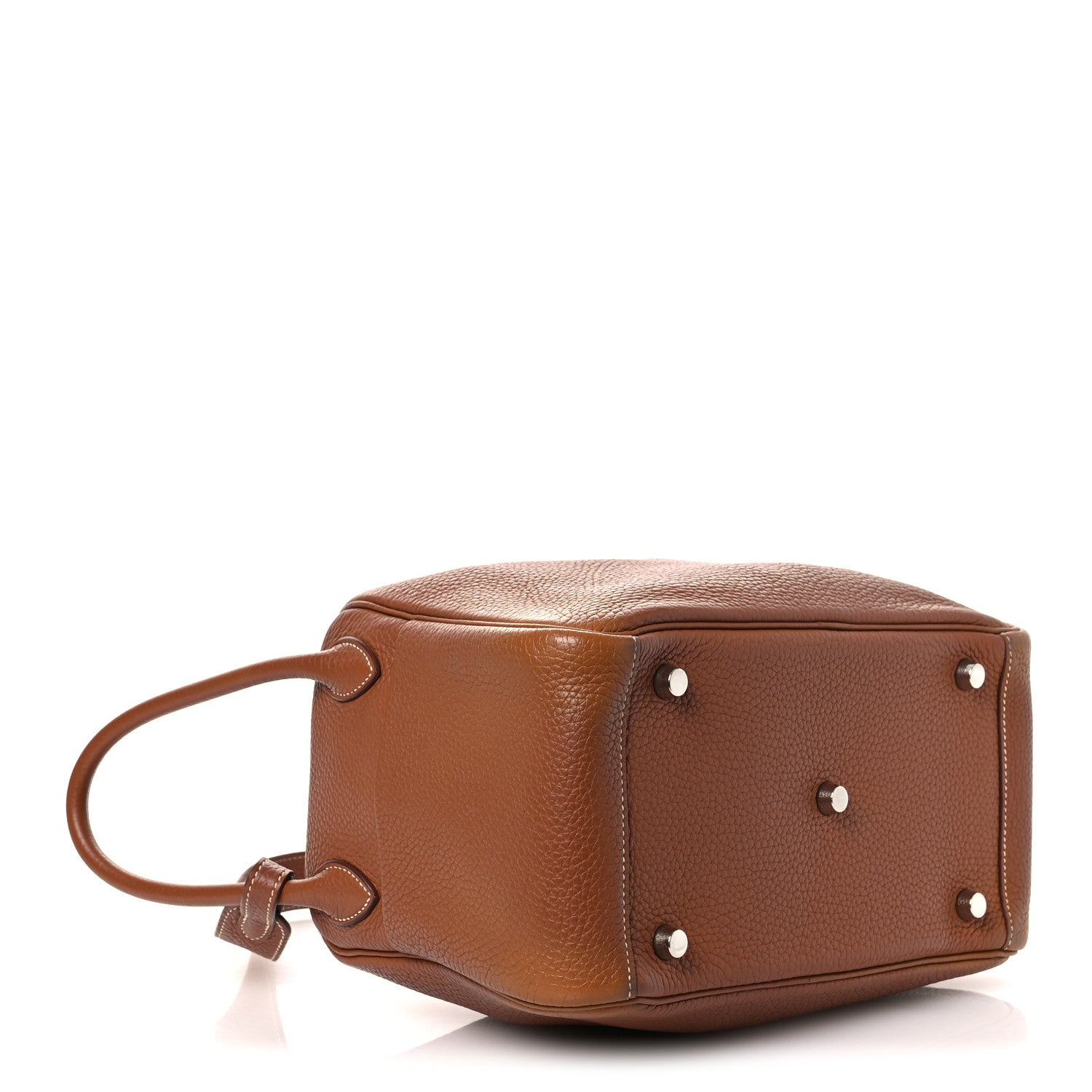 Hermes Taurillon Clemence Lindy 26 Gold 4 of 11