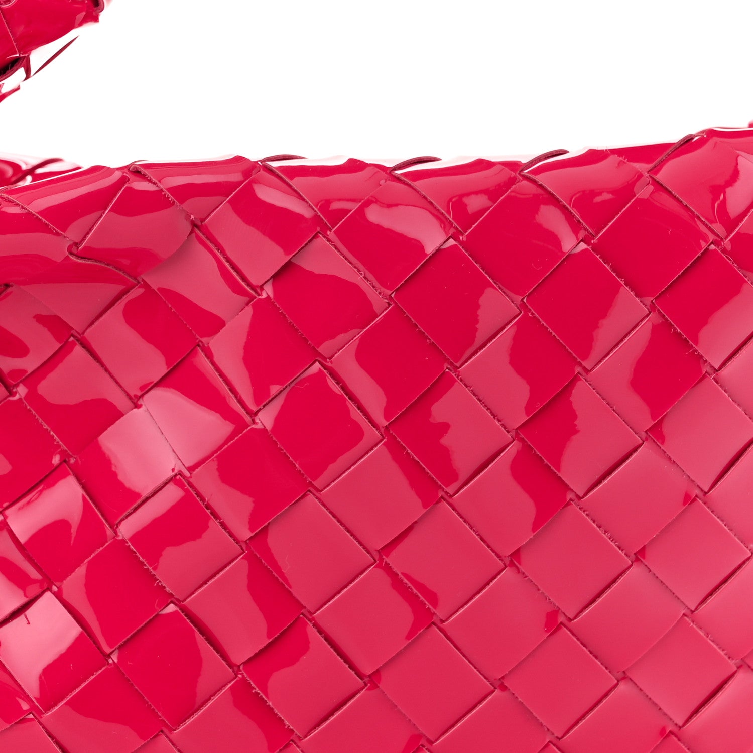 Bottega Veneta Patent Nappa Intrecciato Mini Jodie Candy Stripe 9 of 11