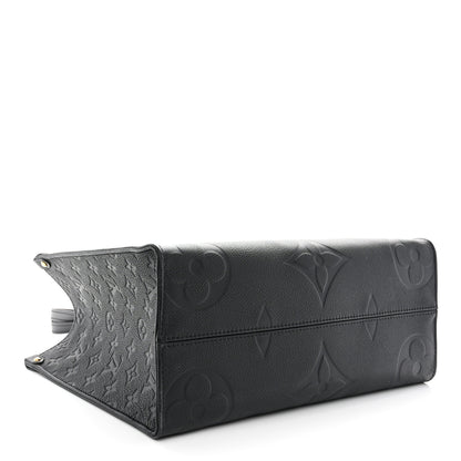 Louis Vuitton Empreinte Monogram Giant Onthego MM Black 4 of 9