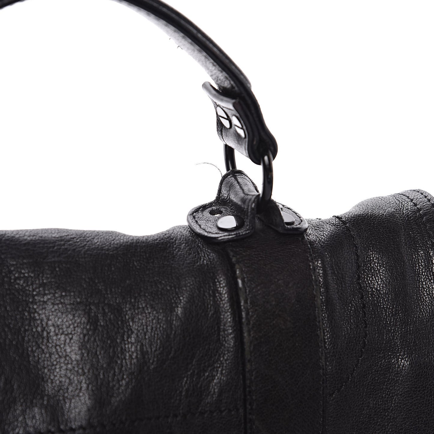Lambskin Medium PS1 Satchel Black
