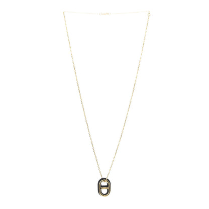 Hermes Swift O'Maillon Pendant Necklace Black 3 of 6
