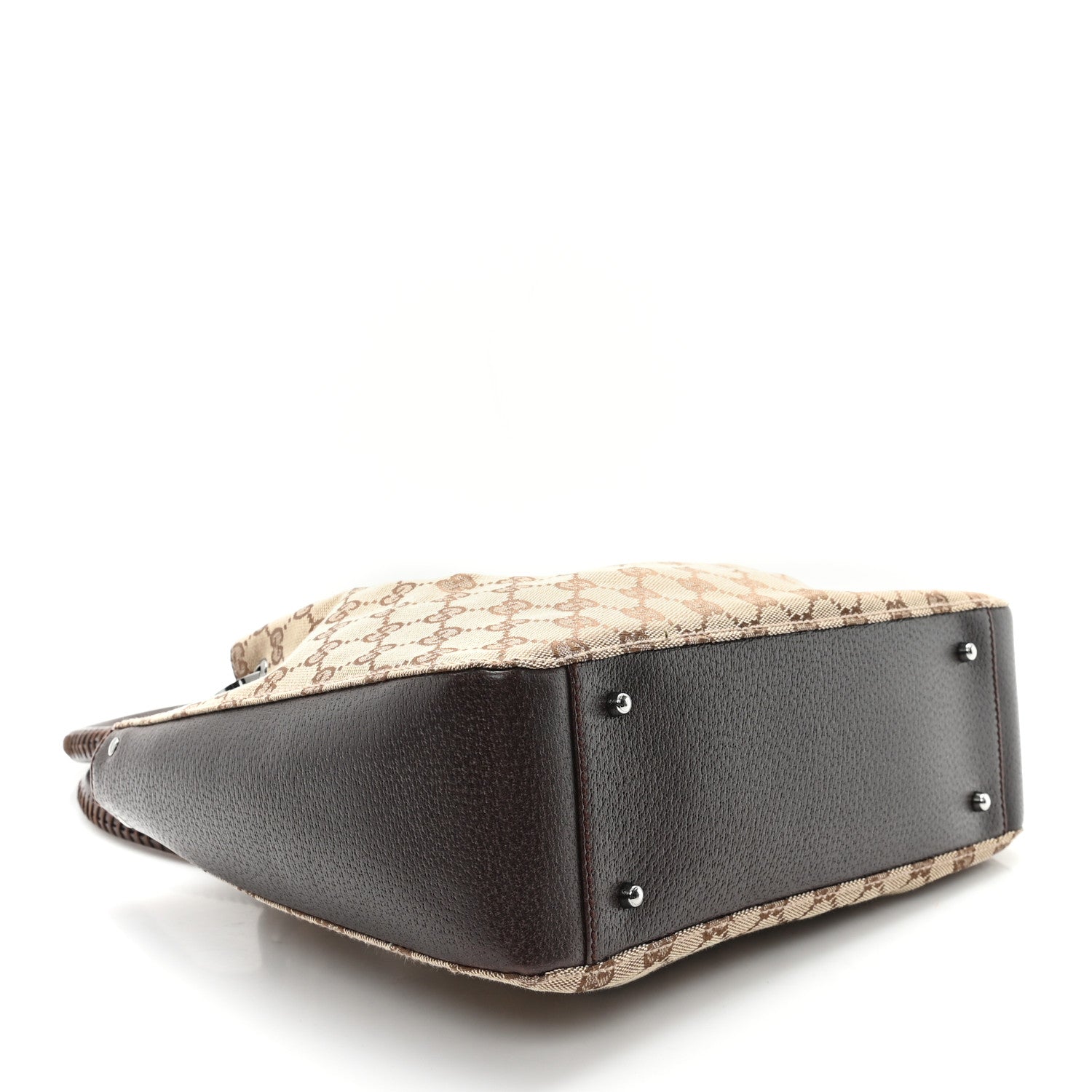 Gucci Monogram Shoulder Bag Dark Brown 4 of 13
