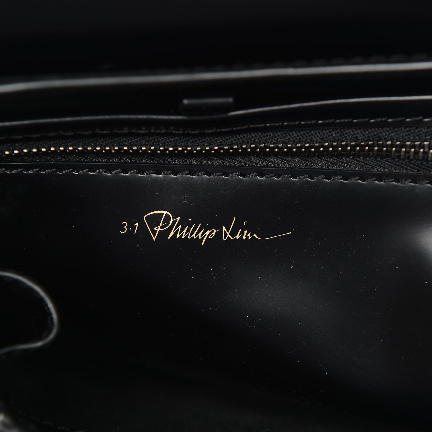 3.1 Glace Calfskin Stitch Mini Pashli Satchel Black