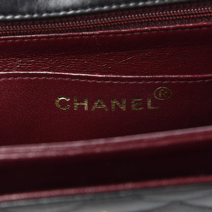 Chanel Lambskin Quilted Flap Shoulder Bag Dark Brown 6 of 19
