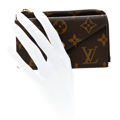 Louis Vuitton Monogram Recto Verso Card Holder Black 2 of 8