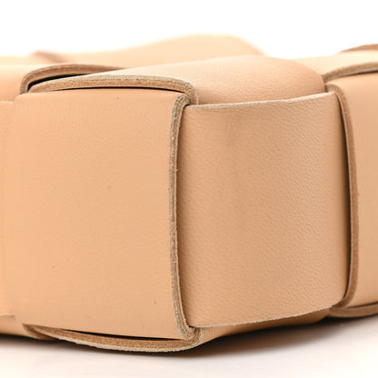 Bottega Veneta Lambskin Maxi Intrecciato Cassette Messenger Almond 11 of 16