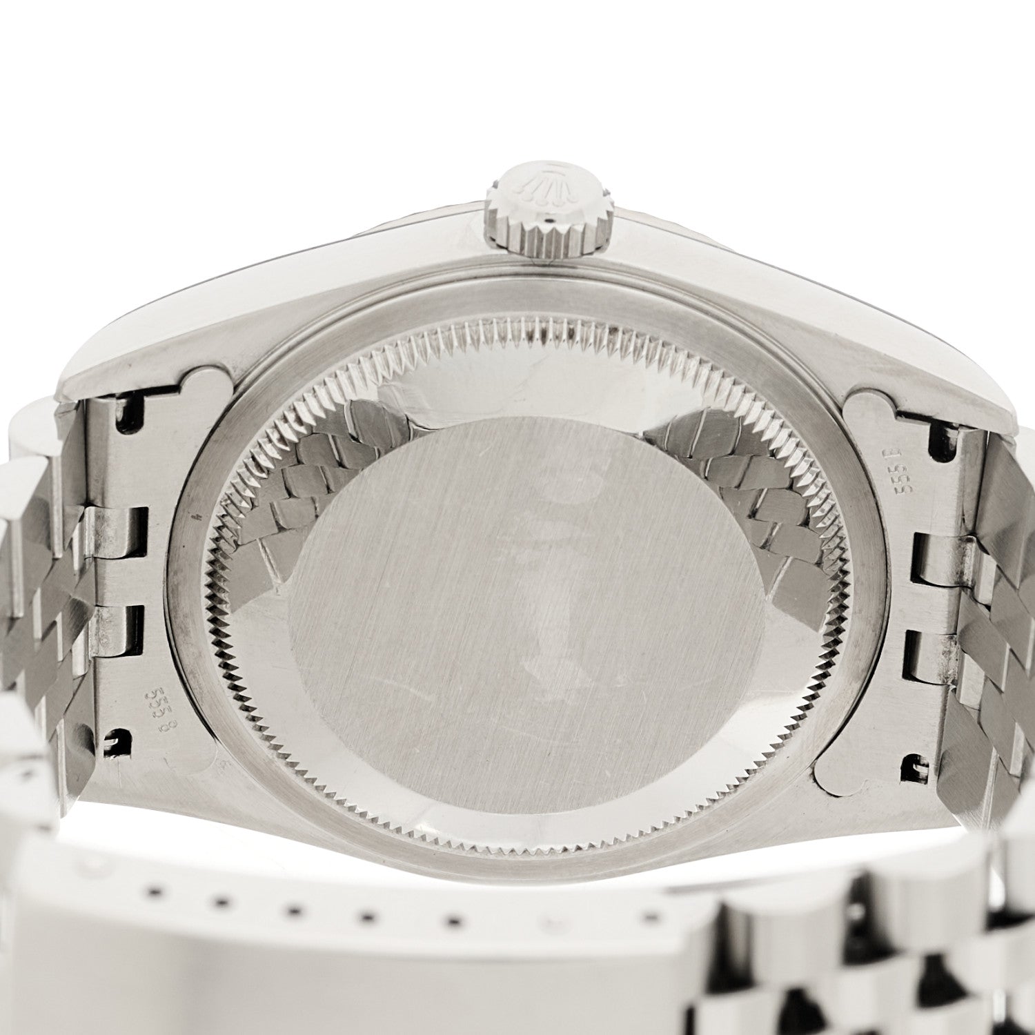 Rolex Stainless Steel 18K White Gold 36mm Oyster Perpetual Datejust Watch Silver 16234 4 of 4