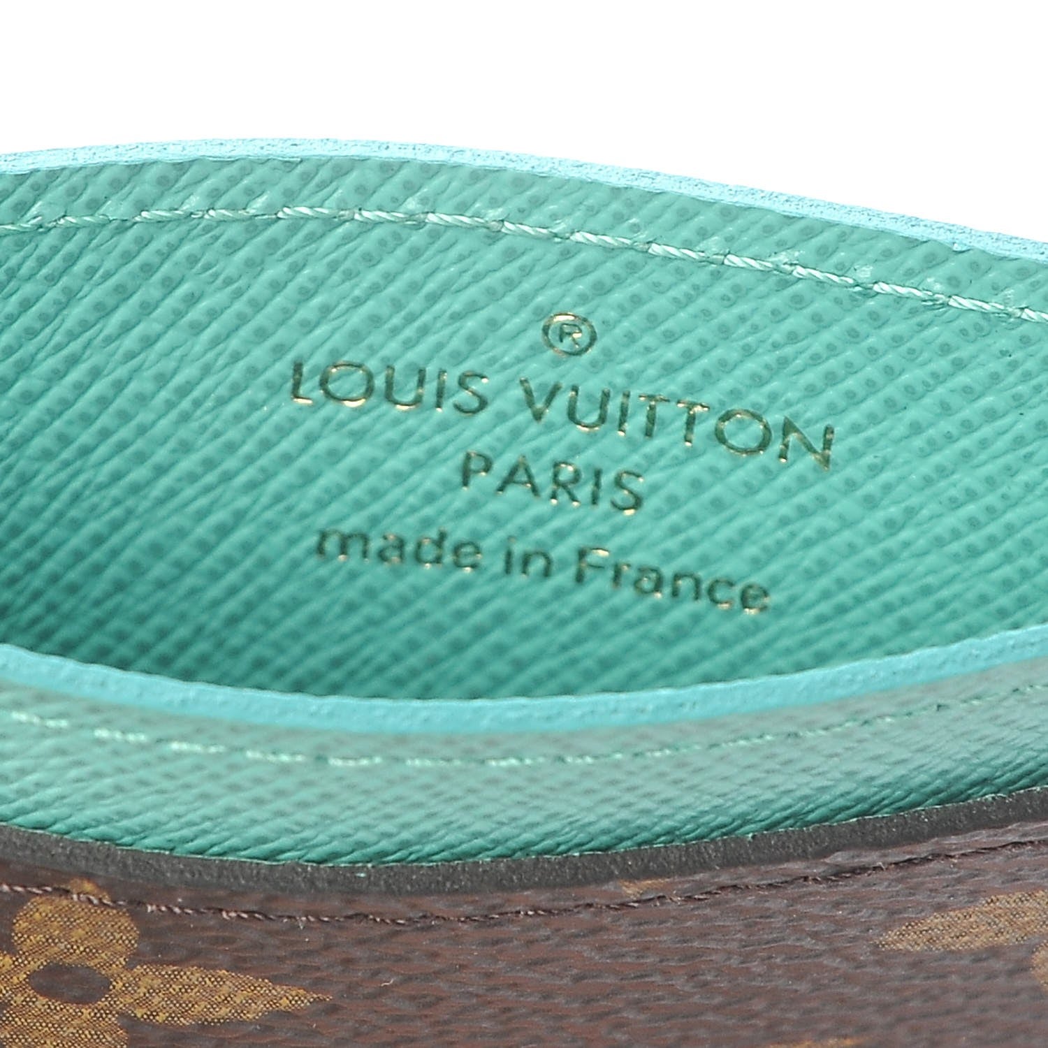Louis Vuitton Monogram My LV Heritage Card Holder Vert Clair Blue Clair 6 of 8