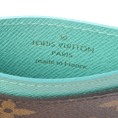 Louis Vuitton Monogram My LV Heritage Card Holder Vert Clair Blue Clair 6 of 8