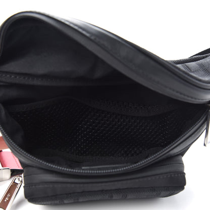 Fendi Neoprene Mesh Vitello Grace FF Pocket Belt Bag Black 5 of 9