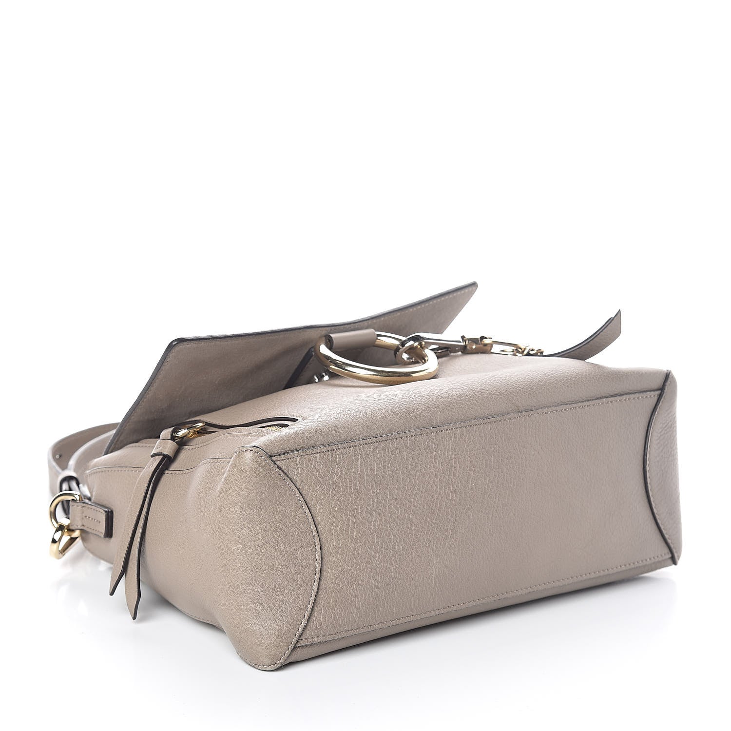 Chloe Calfskin Small Faye Day Shoulder Bag Motty Grey 4 of 8