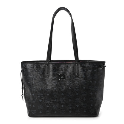 MCM Metallic Galaxy Visetos Medium Project Reversible Shopper Tote Black Multicolor 1 of 16