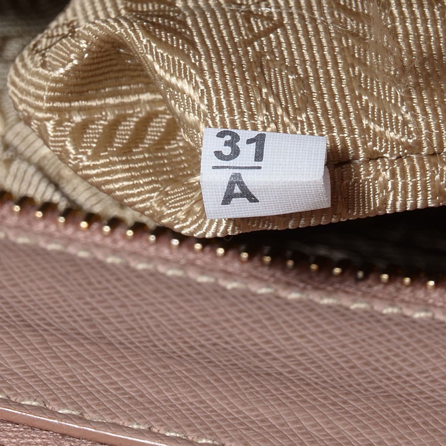 Saffiano Lux Small Double Zip Tote Cammeo