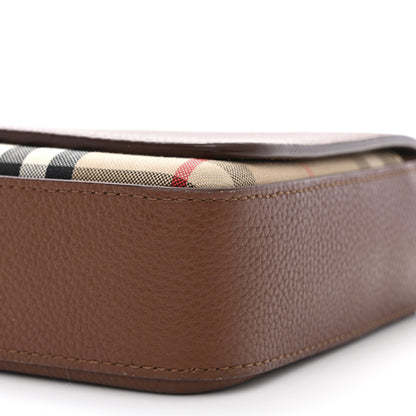 Burberry Calfskin Mini Vintage Check Note Bag Tan 12 of 12