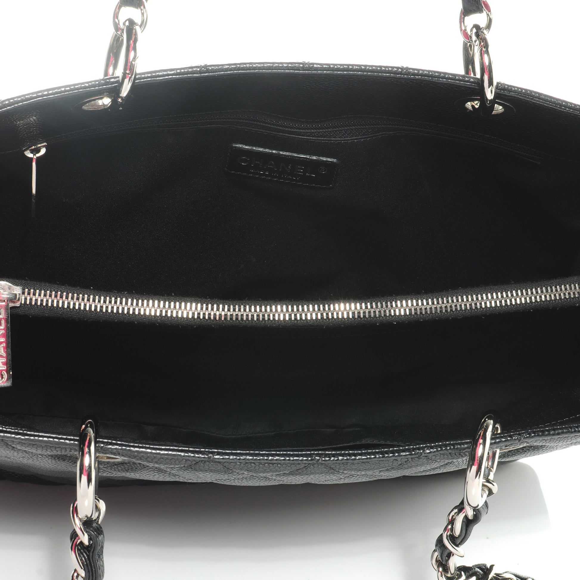 Chanel Caviar Grand Shopping Tote GST Black 5 of 7