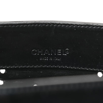 Chanel Patent Perforated CC Tote Black 6 of 11
