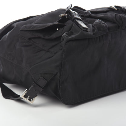 Prada Nylon Vela Medium Backpack Black 7 of 12