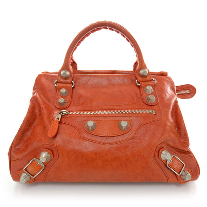 Balenciaga Agneau Giant 21 Silver Hardware Mid Day Mandarine 1 of 9