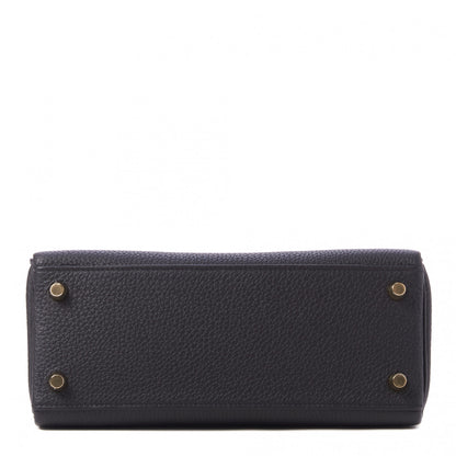 Hermes Togo Lizard Kelly Retourne Touch 25 Black 6 of 34
