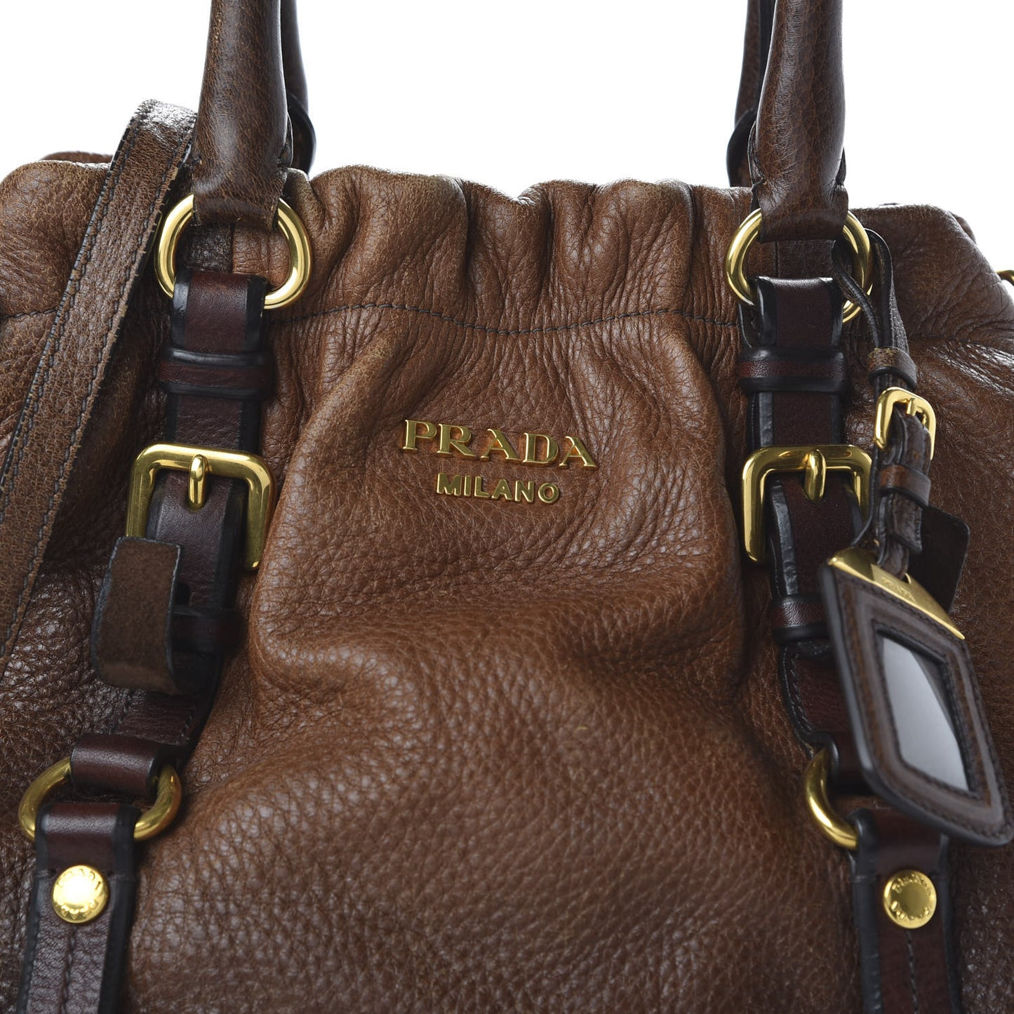 Cervo Antik Shoulder Bag Nocciolo Sfumato