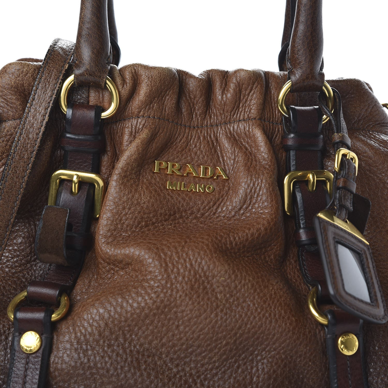 Prada Cervo Antik Shoulder Bag Nocciolo Sfumato 11 of 12