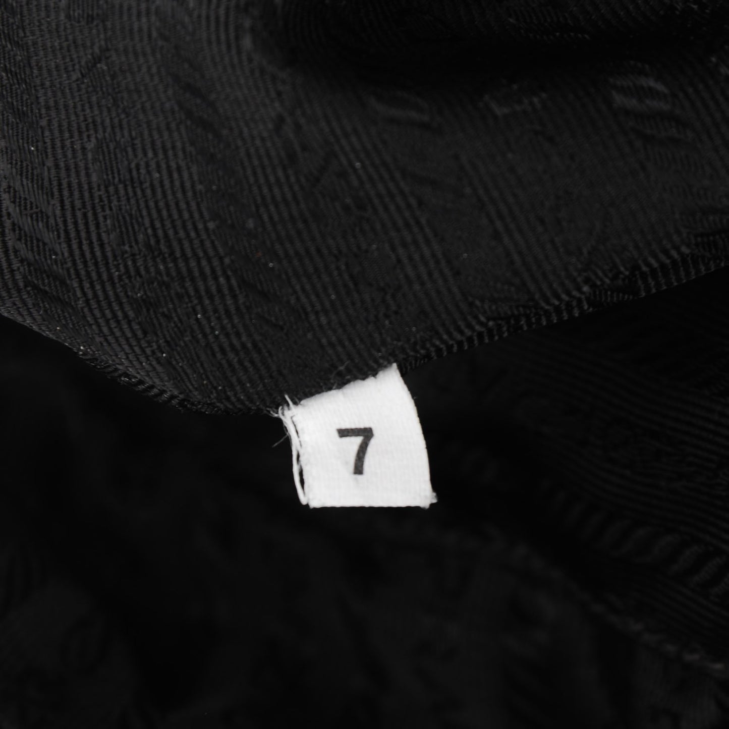 Lambskin Box Print Logo Bowler Black