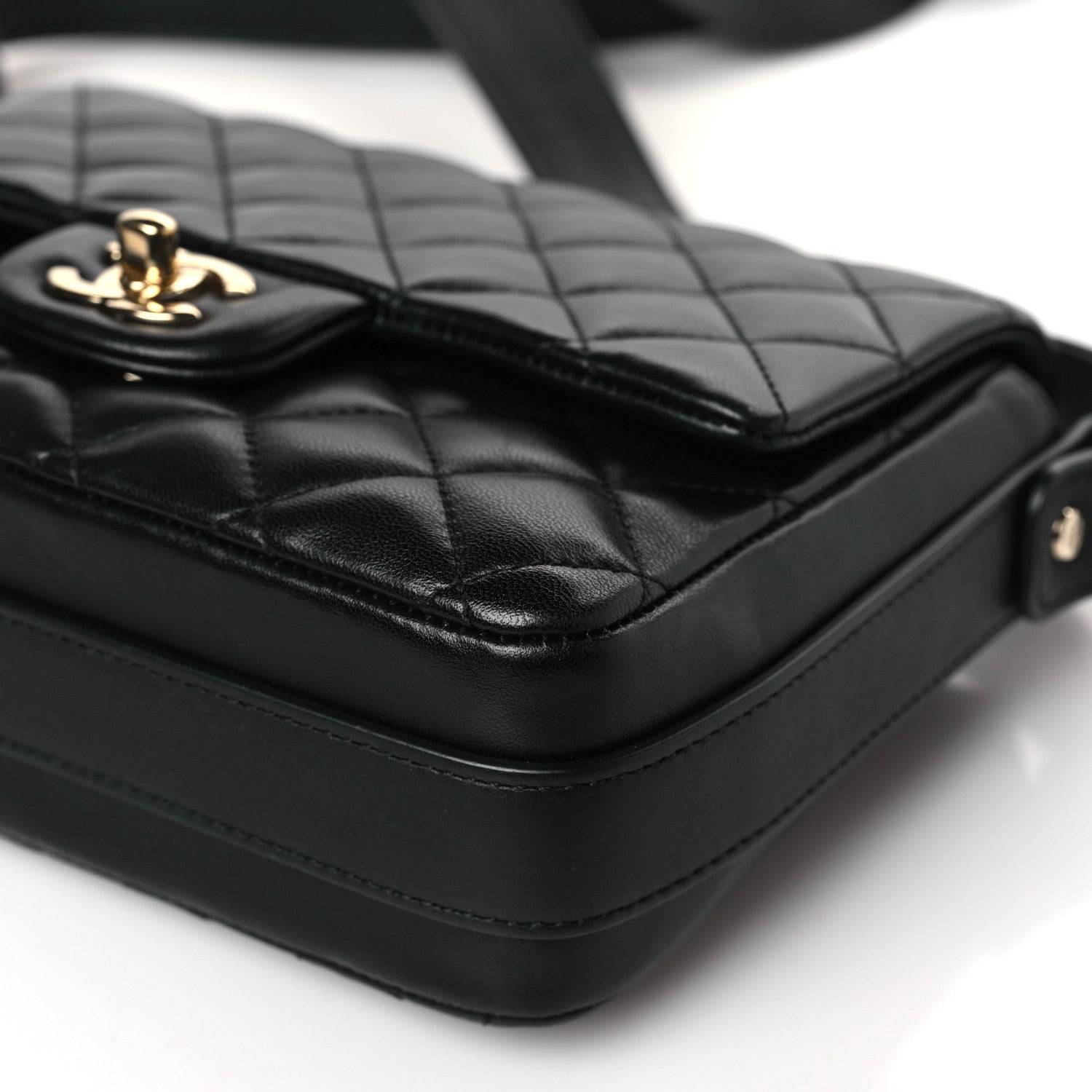 Chanel Calfskin Quilted Bolero De Chanel Flap Bag Black 8 of 8