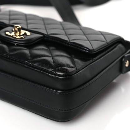 Chanel Calfskin Quilted Bolero De Chanel Flap Bag Black 8 of 8