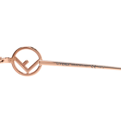 Fendi Metal Acetate F is Fendi Square Sunglasses FF 0294/S Rose Gold 5 of 7