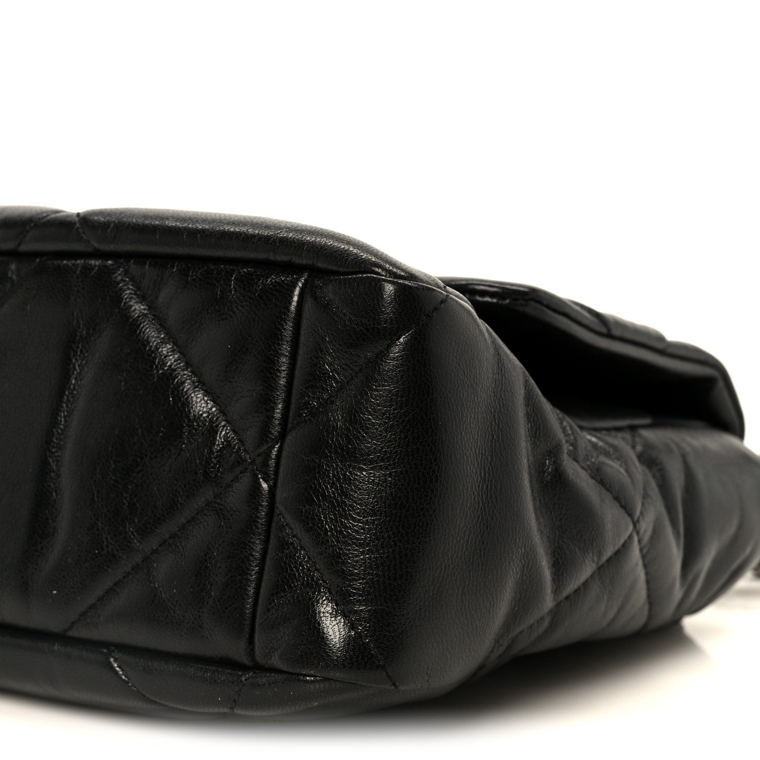 Chanel Goatskin Quilted Large Chanel 19 Flap Black 10 of 10