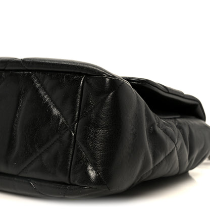 Chanel Goatskin Quilted Large Chanel 19 Flap Black 10 of 10