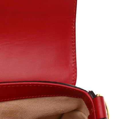 Gucci Guccissima Web Medium Padlock Messenger Shoulder Bag Hibiscus Red 11 of 16