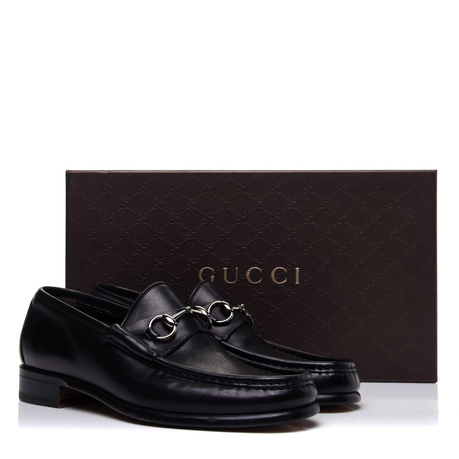 Gucci Calfskin Mens 1953 Horsebit Loafers 8 Black 13 of 13