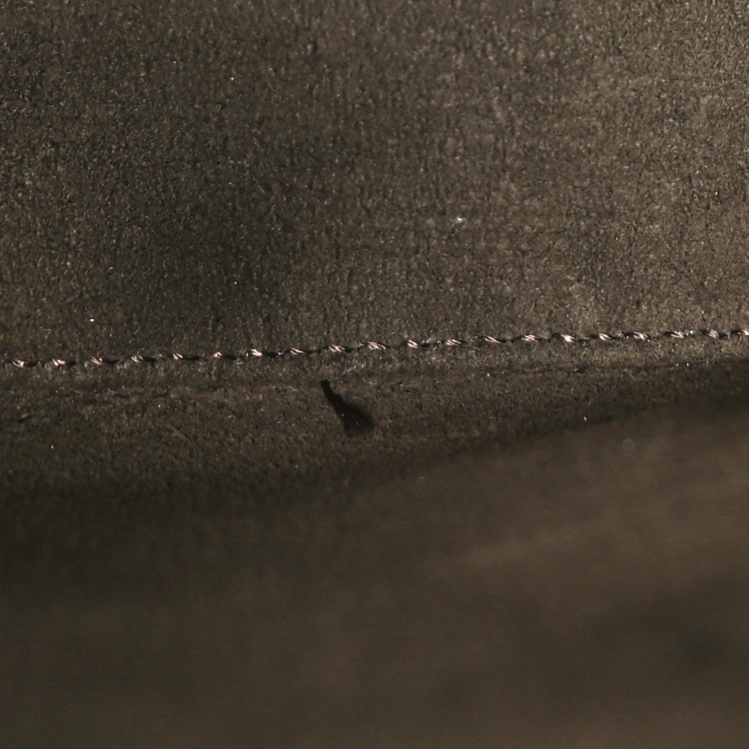 Fabric Jacquard FF Melon Bag Tobacco Black