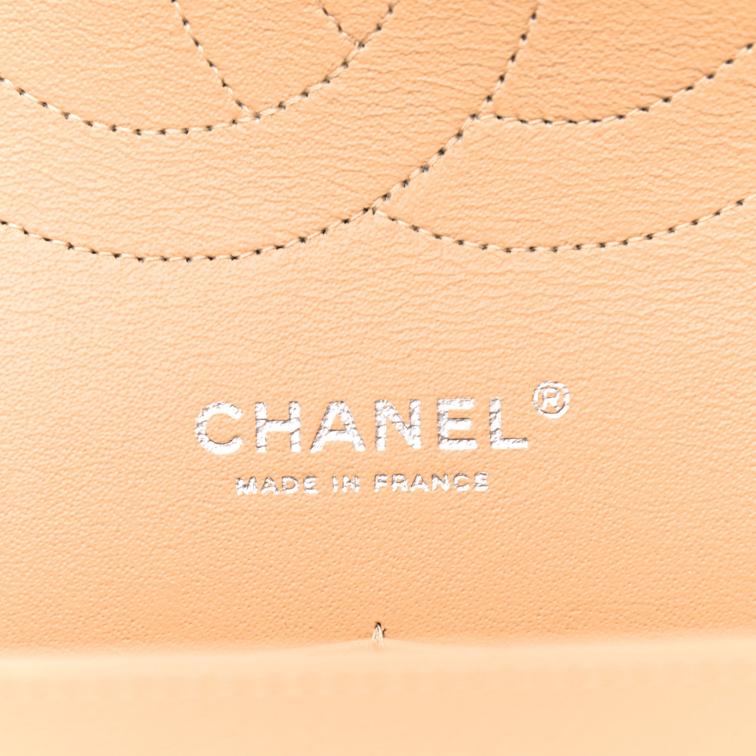 Chanel Caviar Quilted Jumbo Double Flap Beige Clair 6 of 10